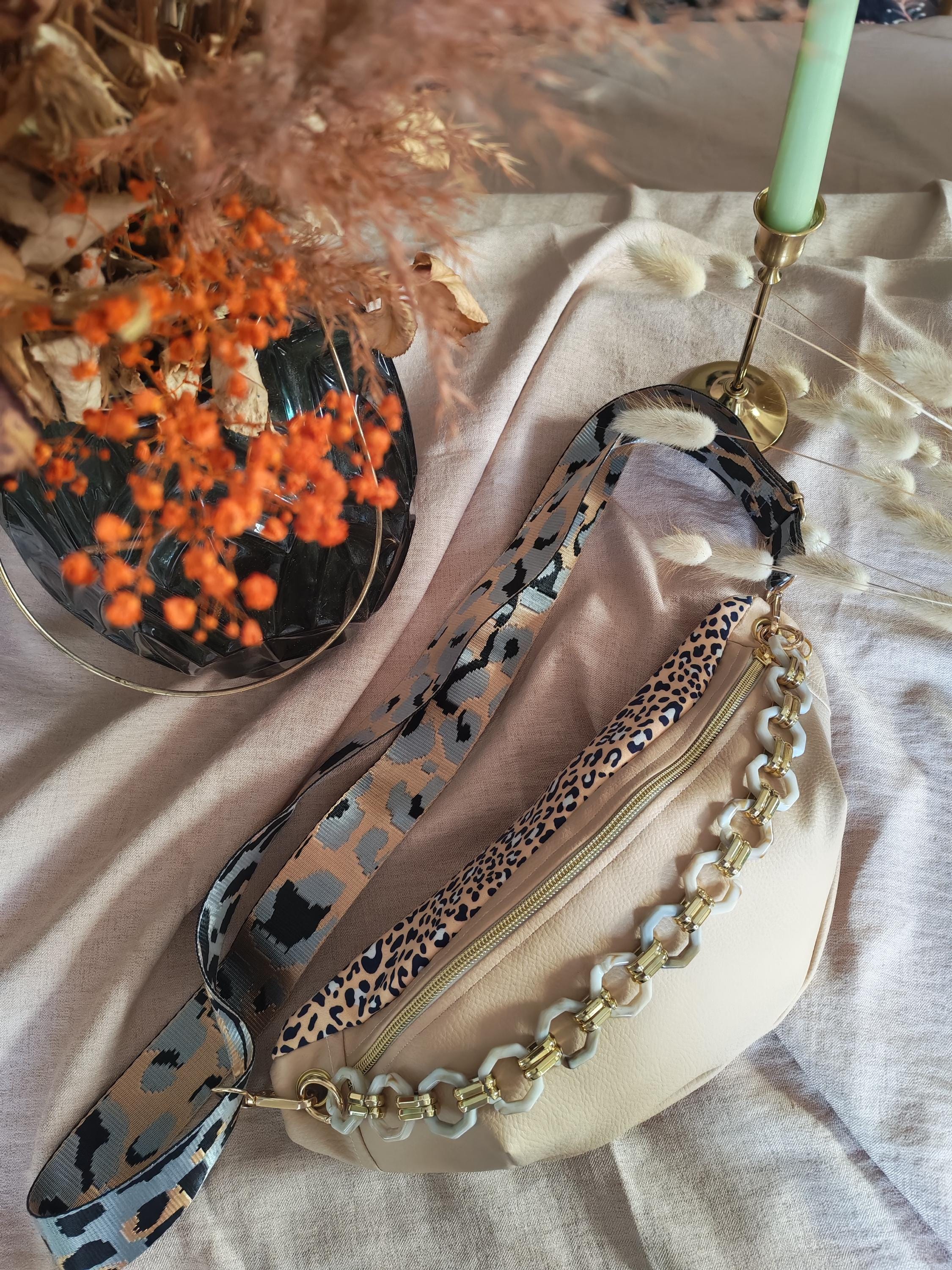 Vintage EXP Animal print Suede Medallion Chain Belt End to End 39”. Genuine Leopard Belt - Etsy main image 3