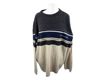 Stripe longsleeve knitted jersey - L