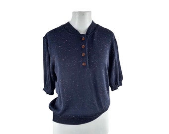 Speckled knitted jersey - S/m