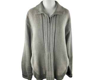 Chaqueta de punto con cuello - L