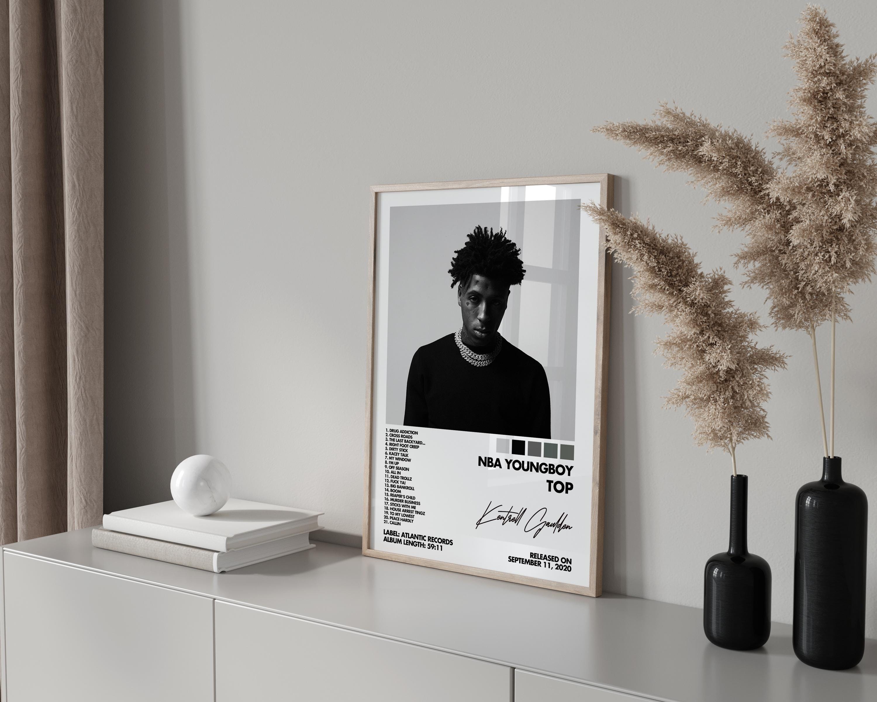 NBA YoungBoy Poster, NBA YoungBoy Posters, Rap Poster, Hip Hop Poster, Album Poster, Trendy Poster, NBA YoungBoy Top (Digital Download)