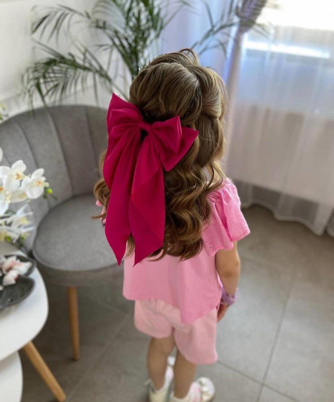 radiant velvet bow hair clips