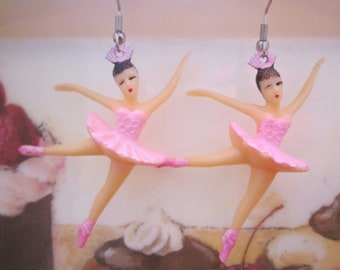 Kitschy Ballerina Earrings