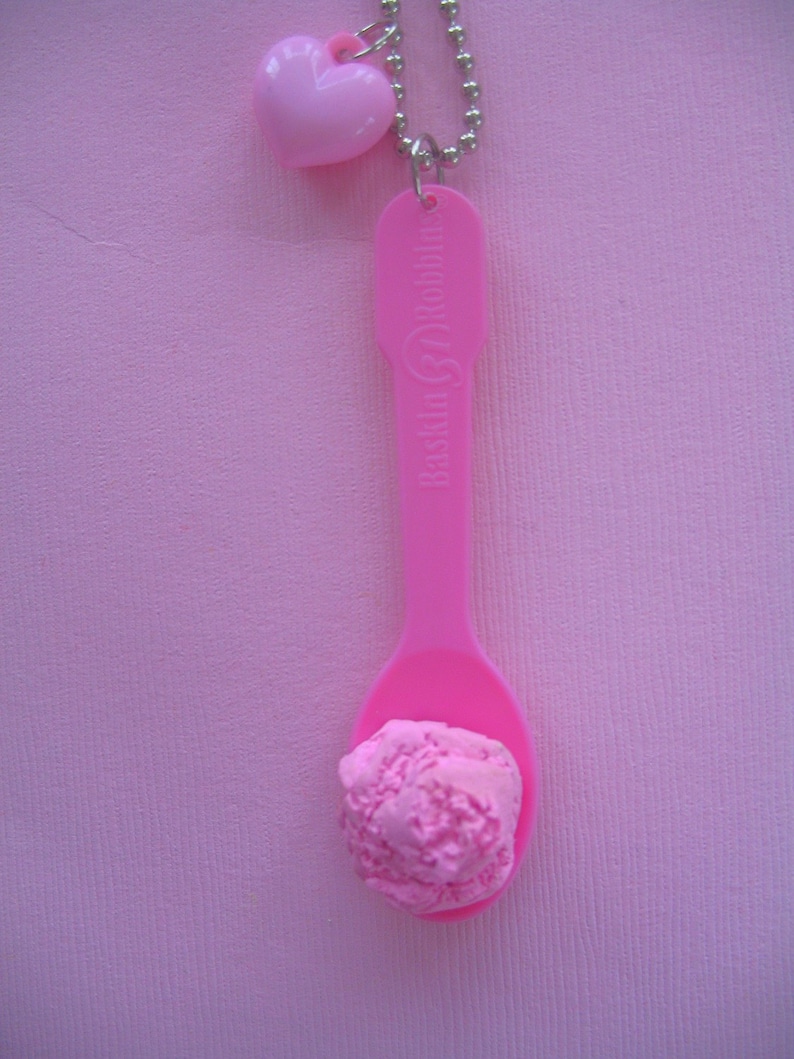 Sweet Shoppe Ice Cream On a Spoon Necklace image 4