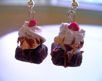 Brownie Sundae a La Mode Earrings Sale