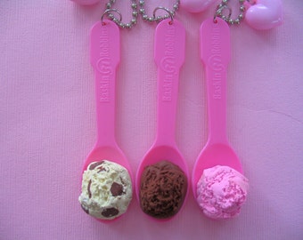 Sweet Shoppe Ice Cream On a Spoon Necklace