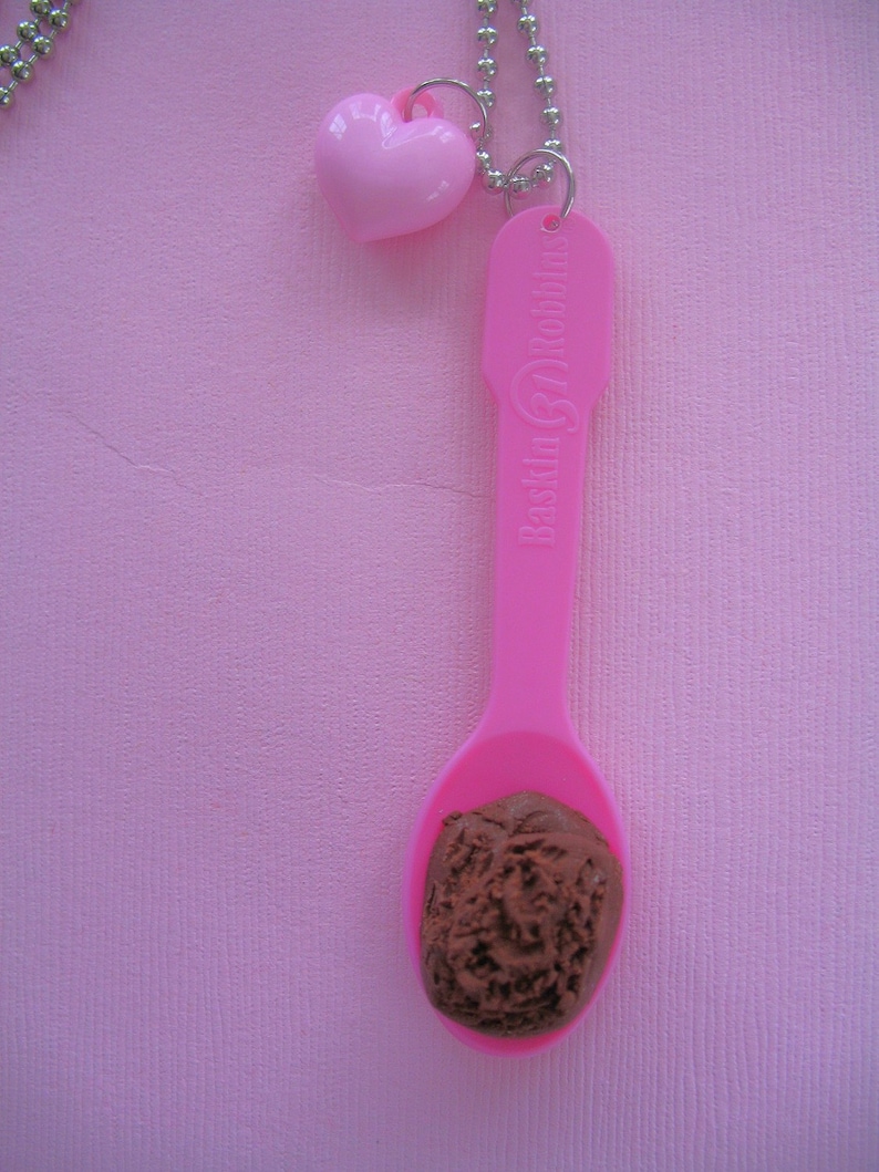 Sweet Shoppe Ice Cream On a Spoon Necklace image 5