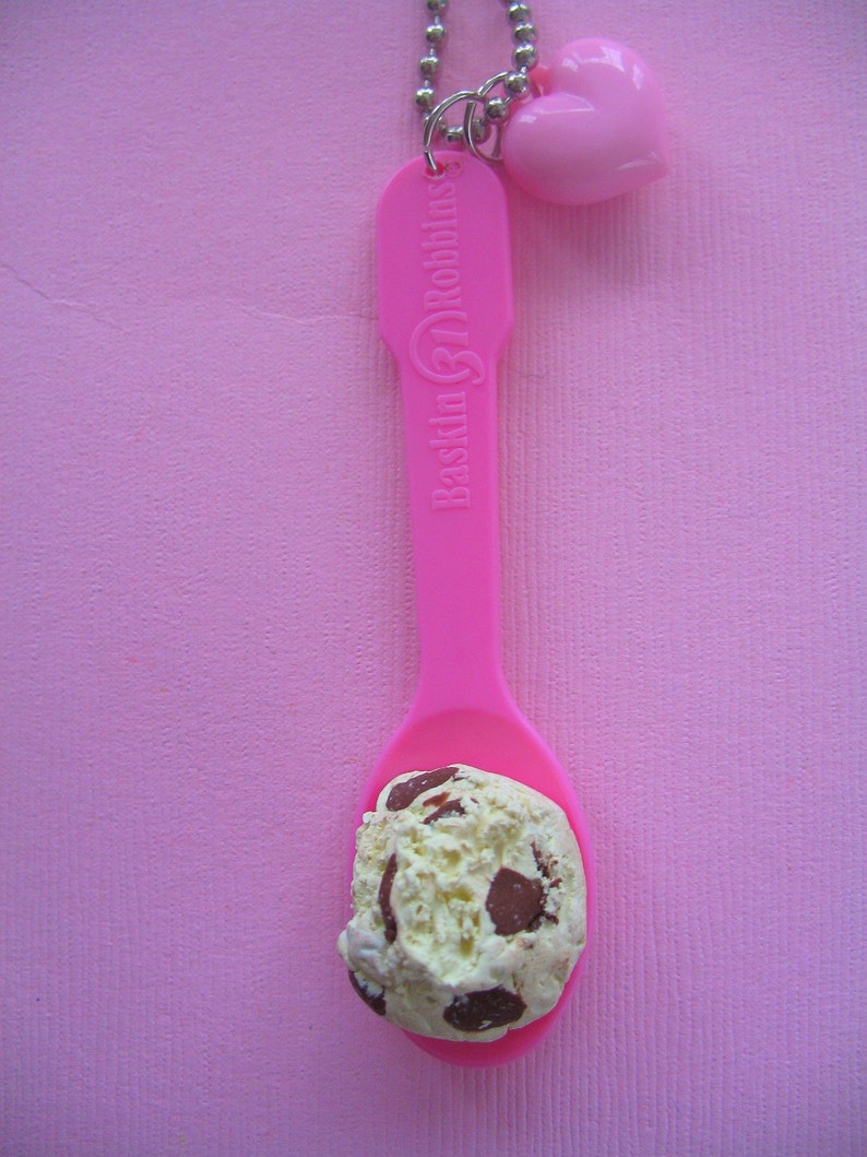 Sweet Shoppe Ice Cream On a Spoon Necklace image 2