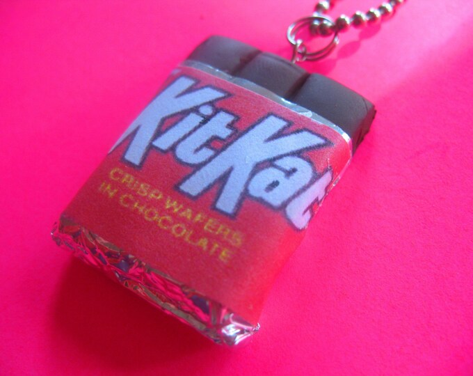 Kit Kat Chocolate Bar Necklace Etsy