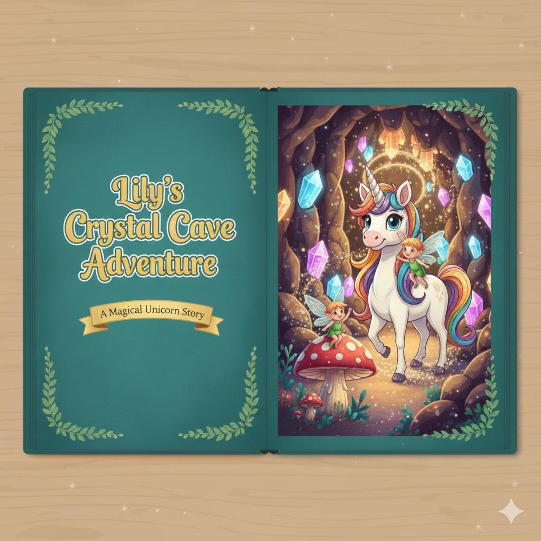 Printable Unicorn Children's Story Book /magical Bedtime Story for Kids