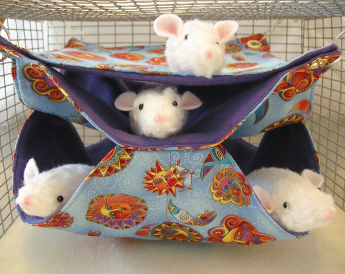 Pet Rat Hammock 3 Level Condo. for Rodents Etsy