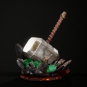 Mjolnir [Thor Hammer] - STL Model for Resin Figure 3D Printing*
