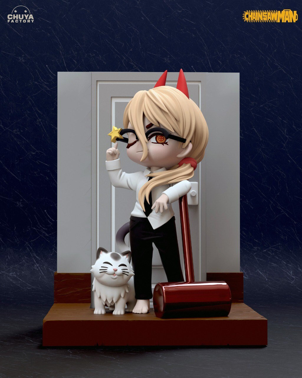 Chibi Power [Chainsaw Man] - STL Model for Resin Figure 3D Printing*