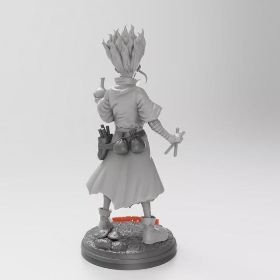 石神千空[Dr. STONE] - STL パライメージ 3D フィギュア* - Etsy 日本