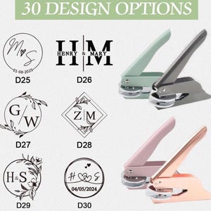 Grabador de iniciales personalizado/Grabador de monograma personalizado/Grabador de apellido personalizado/Grabador de papel/Grabador de monograma de boda/Regalo de boda