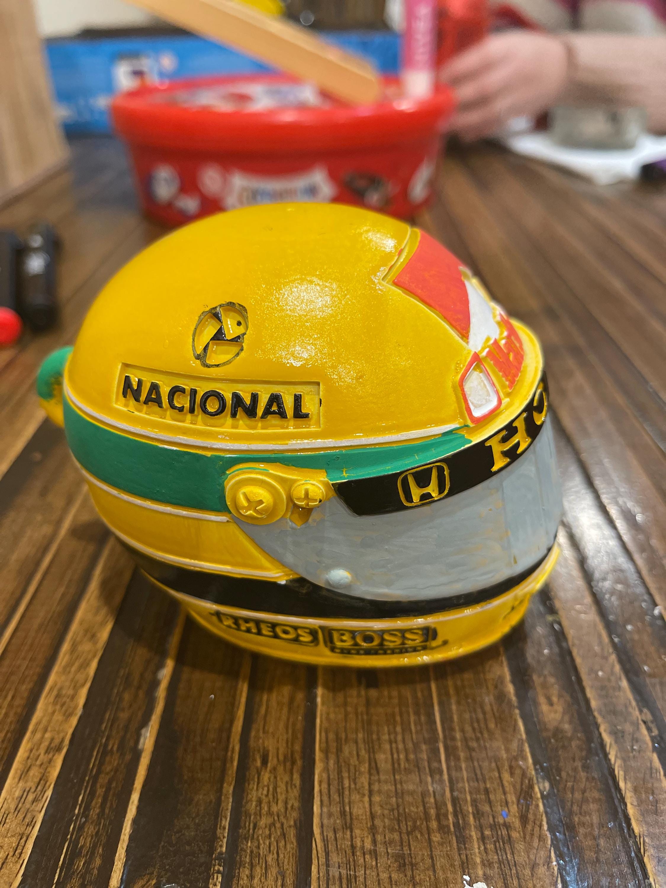 アイルトン・セナ レプリカ F1 ヘルメット - Etsy 日本