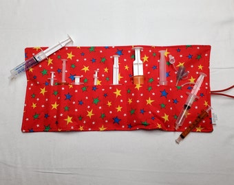 Red Star Syringe Holster lets you tote pre-filled oral syringes when you're on the move. Ready to Ship.