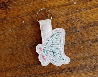 Semicolon Butterfly Keychain - My story isn't over yet. Mental health, suicide, depression, anxiety support, awareness, and acceptance.