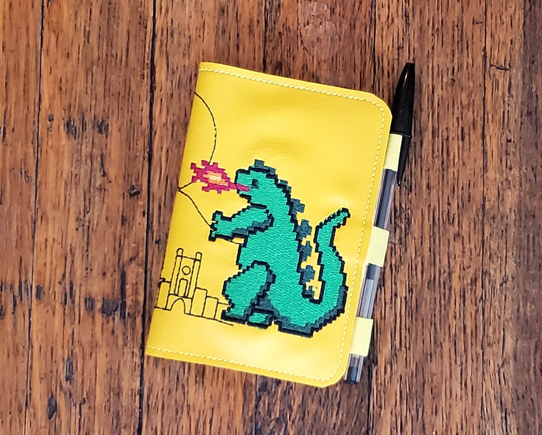 Firey Lizard Notebook Cover (with Notebook). - Etsy