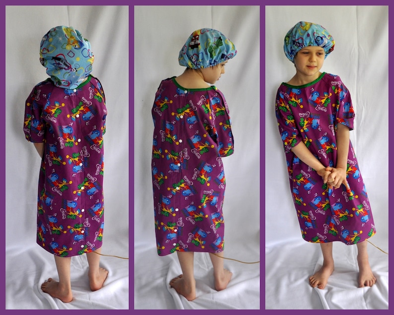 CUSTOM Kids Hospital Gowns Make Their Stay Less Scary With Etsy