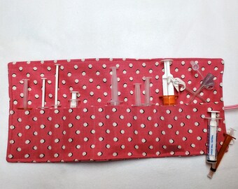Pink Dots Holster lets you tote pre-filled oral syringes when you're on the move.  Ready to Ship