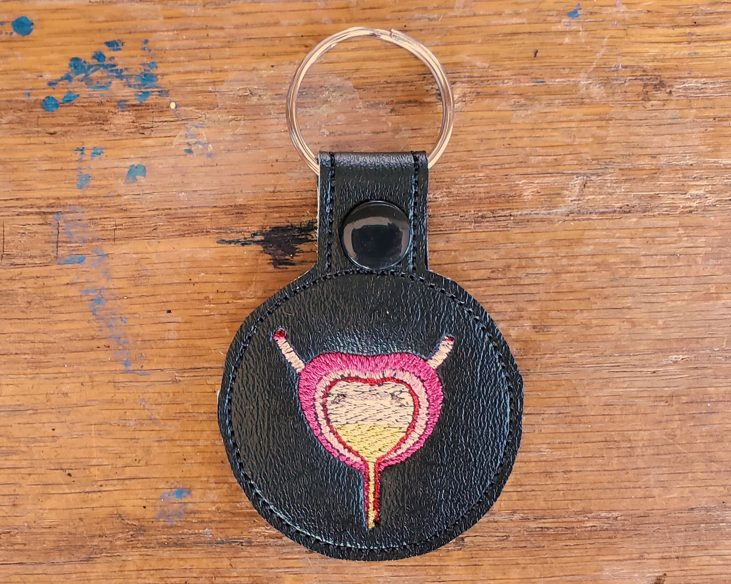 Anatomical Bladder Keychain - With or Without Custom Text - Two Sizes ...
