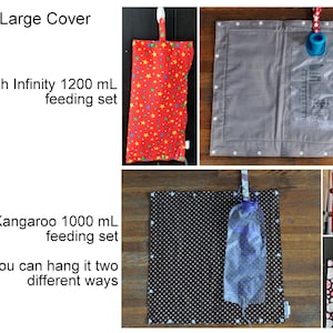 Insulated Feeding Pump Bag Covers / IV bag covers keep your feed or infusion cool. Fits Kangaroo or Infinity, most IV bags. Ready to ship. image 3