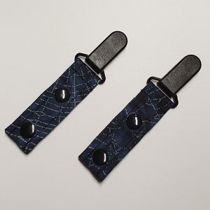 Halloween Spiderweb Tubie Clip, Cord Clip - manage medical cords and tubes. Ready to Ship.