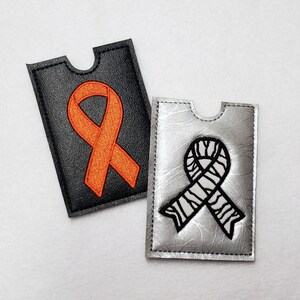 Awareness Ribbon Gift Card Holders or Business Card Holders