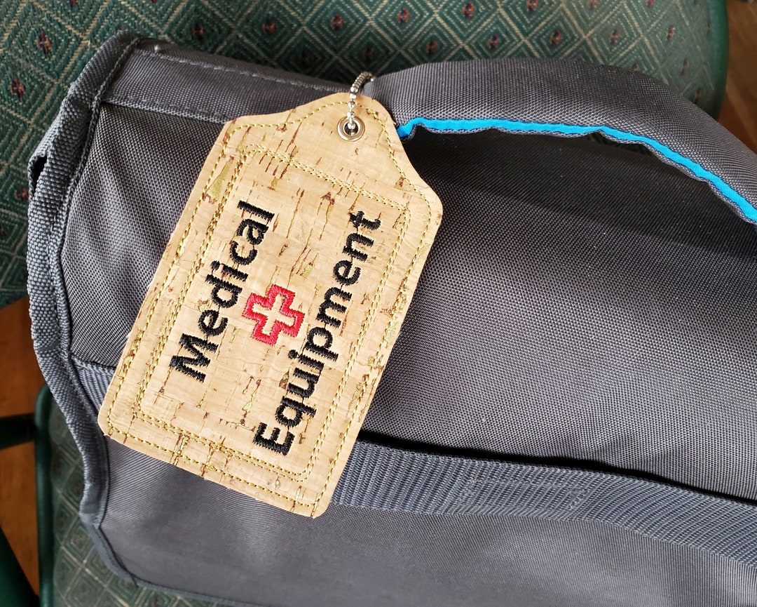 Medical Equipment Luggage Tag Cork With Your Choice of Prints Etsy Medical Equipment Luggage Tag Cork With Your Choice of Prints Etsy