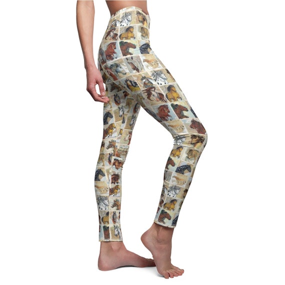horse print tights Leggings Horse print legging