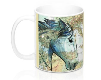 Horse Coffee Mug Percheron Horse Lover Mug Mug 11oz