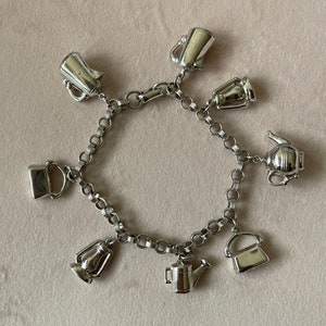 Vintage Coro bracelet with charms