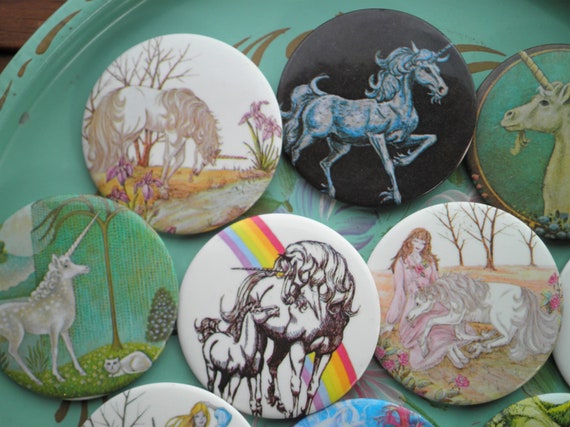 Vintage Unicorn Pin - 1980s Retro Kawaii Unicorn … - image 2