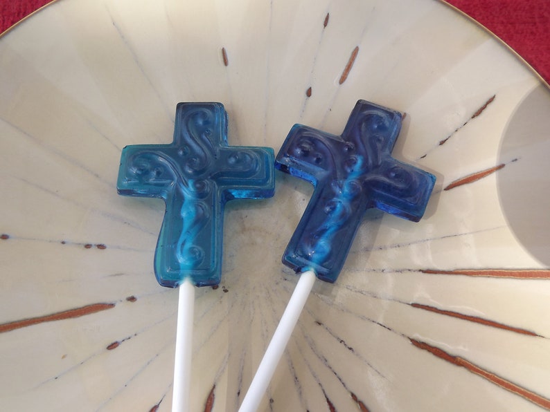 12 Cross Lollipops Religious Christian Catholic Religion Great Church Fundraiser image 2