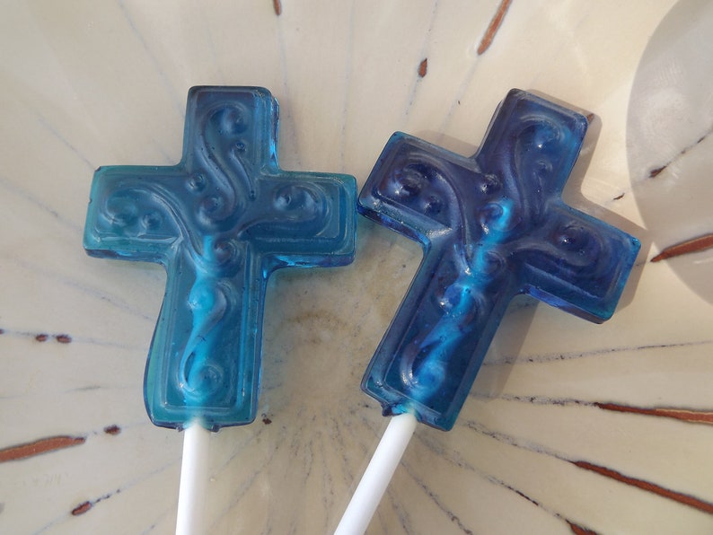 12 Cross Lollipops Religious Christian Catholic Religion Great Church Fundraiser image 1