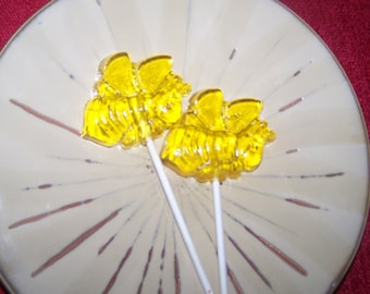 8 Piece Spring Bumble Bee Lollipop Sucker  Party Favor