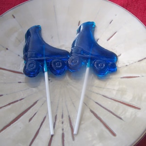 10 Roller Skate Derby Lollipop Sucker Party Favor Candy Skating Birthday