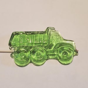 6 Dump Truck Lollipop Sucker Party Favor Construction image 2