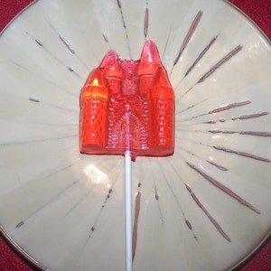 6 Big Princess Castle Lollipop Sucker Party Favor