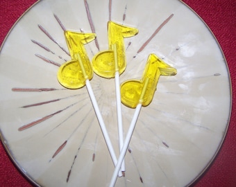 13 Music Note Lollipop Sucker Party Favor Song Guitar