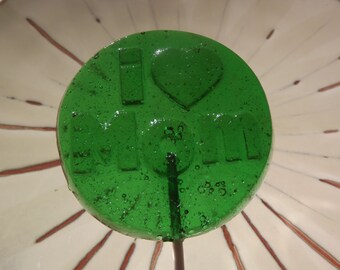 8 I Love <3 Mom Lollipops Mothers Day Appreciation Gift