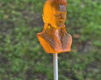 10 Elvis The King Rock Roll Lollipop Sucker Party Favor Candy Skating Birthday