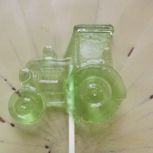 10 Tractors Tractor John Deer Suckers Lollipops Birthday Farm Party Favors