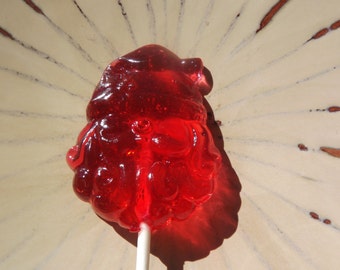 12 Santa Claus Face Lollipops Christmas Xmas Gift Candy Sucker