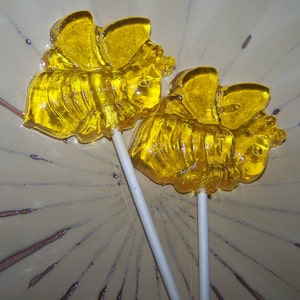 8 Piece Spring Bumble Bee Lollipop Sucker  Party Favor