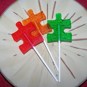 8 Autism Awarness ASD LolliPops Puzzle Piece Asperger Syndrome Charity image 2