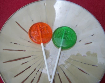 10 Round Happy Birthday Lollipops Suckers Party Favors Candy