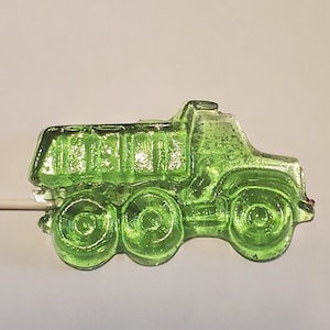 6 Dump Truck Lollipop Sucker Party Favor Construction image 1