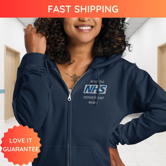Nhs embroidered hoodies discount
